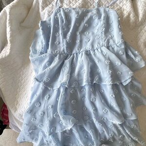 Baby blue dress!